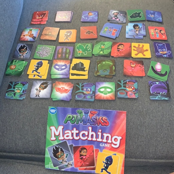 Toys Pj Masks Matching Game Poshmark